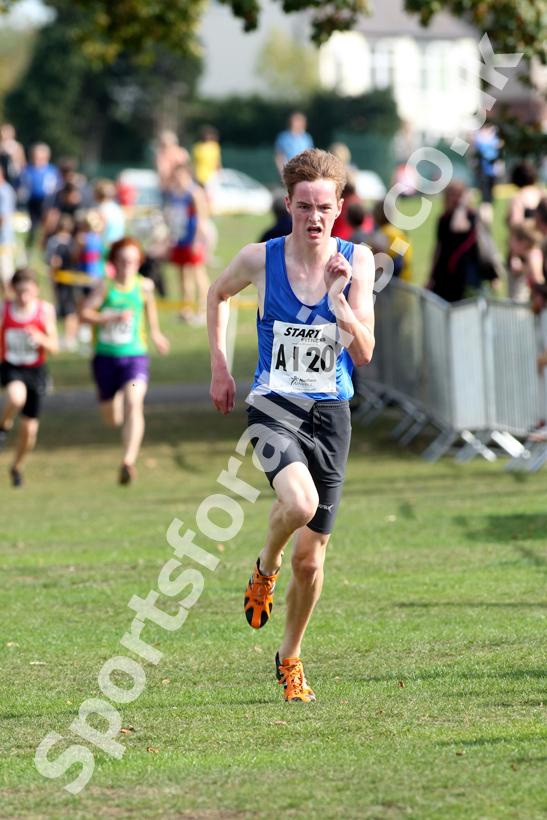 Darius Boardman (Pendle AC), under-15 boys, Northern Cross Country Relay, Graves Park, Sheffield